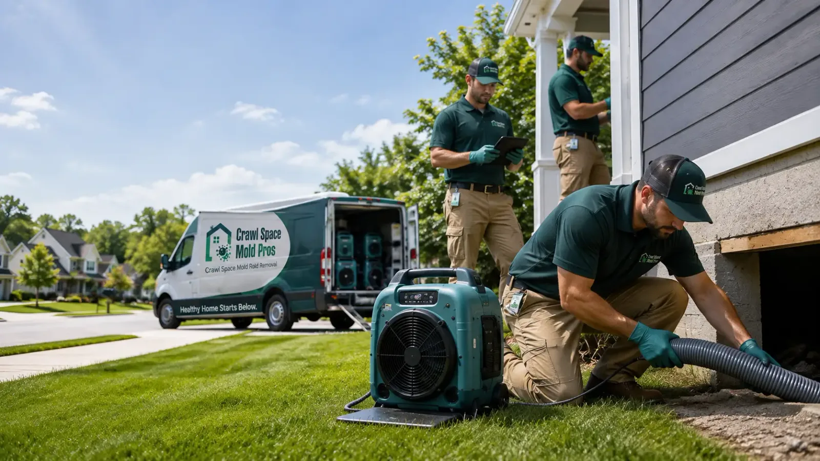 Crawl Space Mold Removal in Laurens, IA